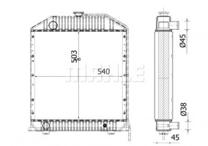 Radiator motor potrivit CASE IH 55, 55 MAXXIMA, 55 T, 60, 60 STRADDLE MOUNT, 65, 65 MAXXIMA, 70, 70 2WD, 70 4WD, 70 MAXXIMA, 70 STRADDLE MOUNT, 70 U, 70 U MAXXIMA, 75, 75 MAXXIMA, 80