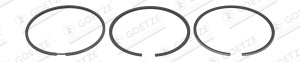 Set segmenti piston (125mm (STD) 2,5-8-231) potrivit IVECO P/PA, P/PA-HAUBENFAHRZEUGE; DEUTZ FAHR DX BF6L413-F10L413F 1980-1990
