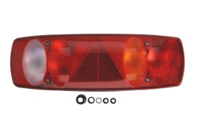 Stop Dreapta (P21/5W/P21W/R5W, 12/24V, portocaliu/rosu/transparent, cu indicator, lampa mers inapoi, cu lumini frana, lumini parcare/pozitie)
