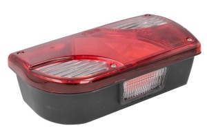 Stop Dreapta (P21W/PY21W/R5W, 12/24V, rosu/transparent, cu indicator, lampa anti-ceata, lampa mers inapoi, cu lumini frana, lumini parcare/pozitie, cu iluminare numar de inmatriculare, reflecto - Img 2
