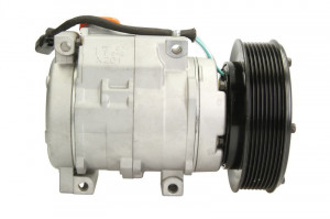Compresor aer conditionat 24V potrivit CATERPILLAR 2290, 2390, 2391, 2491, 2590, 325C, 325CL, 345 GC, 345C, 345CL, 365C, 365C L, 385B, 385C, 385C L MH, 385CL, 521, 522, 532, 541 II (R134a) - Img 4