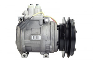 Compresor aer conditionat 24V potrivit JOHN DEERE 120C, 180C W, 450D, 600; KOMATSU CS360-1, D275AX-5, D275AX-5E0, D275AX-5SL, D41E-3, D41E-6, D41P-3, D41P-6, D41P-6K, D575A-2 (R134a) - Img 4