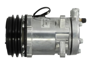 Compresor climatizare 12V potrivit CASE IH 9210, 9230, 9240, 9250, 9260, 9270; MASSEY FERGUSON MF 32, MF 34, MF 36, MF 38, MF 40, MF 40 B, MF 40 E; NEW HOLLAND TC52, TC54, TC56 (R134a)