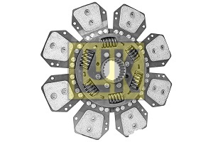 Disc ambreiaj ceramica potrivit AGCO LT 75 A, LT 90 A; LANDINI 5-090H T4, 5-100H T4, 5-110H T4, 5-115H T4; MASSEY FERGUSON 5425, 5435, 5445, 5455, 5460, 5465 (327mm, numar adaptori: 8) - Img 2