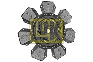 Disc ambreiaj ceramica potrivit JOHN DEERE 1640, 2040, 2040F, 2040S, 2140, 2140DT, 2250, 2250F, 2350 2WD, 2350 4WD, 2355, 2355N, 2450, 2450F, 2555, 2650 (321mm, numar adaptori: 7) - Img 2