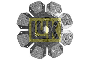 Disc ambreiaj ceramica potrivit LANDINI 65 F, 65 GT, 65 L, 65 V, 6560 DT, 6560 V, 6860 DT, 6860 R, 6865 EVOLUTION, 6870, 6880, 75 F, 75 GT, 75 L, 75 V, 7560, 7860 (310mm, numar adaptori: 8)