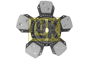 Disc ambreiaj ceramica potrivit LINDNER 100, LS 103; PRONAR 5110, 5115, 5310, 5315 (327mm, numar adaptori: 5) - Img 3