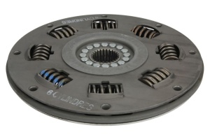 Disc ambreiaj potrivit AGCO 100, 100A, 120, 120A; CHALLENGER MT 525 B, MT 535 B, MT 545 B; MASSEY FERGUSON 5465, 6170, 6180, 6190 (diametru: 295mm, numar dinti: 26 buc 39x42, 5)