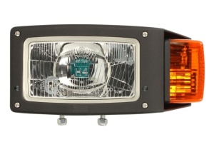 Far universal Stanga (12/24V, Lampi de pozitie, faza scurta, semnalizare, cu indicator)