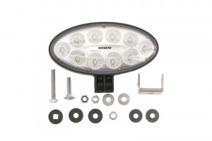 Lampa lucru (LED, 12/24V, 35W, 3000lm, numar elemente LED: 10, lungime: 176mm, inaltime: 87mm, adancime: 86mm, carcasa din aliaj; cu conector Deutsch; unghi de distributie a luminii 60 grade)