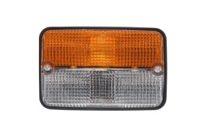 Lampa semnalizare fata Dreapta/Stanga (culoare sticla: portocaliu, P21W/R5W, cu soclu bec) potrivita Deutz Fahr AGROSTAR / AGROSTAR DX; Landini 10000,5000,6000,7000,8000