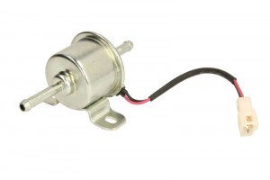 Pompa electrica combustibil 12V potrivita CATERPILLAR 301.6C, 304E2 CR, 305.5E2 CR, 305E2 CR; HITACHI ZX35U-3, ZX35U-3F, ZX38U-3, ZX38U-3F; JOHN DEERE 2020, 2030, 2520, 2720, 3005, 3120