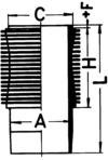 Set piston cu manson (100mm STD) FENDT 200, 300, 600, F; AGRIFULL 80; RENAULT 1000, 300, 400, 50, 600, 80, 800, 900, CERES, R, XX-12, XX-14 D225-6-D327-3 - Img 2