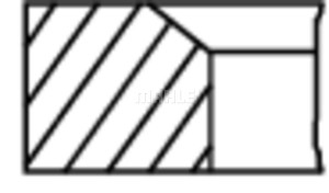 Set segmenti piston (91,48mm 2,36-2,36-2,36-4,747) CATERPILLAR V, VC; CLARK C, CY; CONVEYANCER SS; EICHER 3000; GEHL 5000; GROVE 20; HYSTER 100, 40, 60, 70, 80, H 3-53/4.203/AD4.203 - Img 2