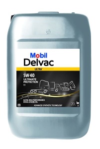 Ulei motor DELVAC (20L) 5W40 (ULTIMATE PROTECTION; ULTRA) API CH-4; CI-4; CI-4+; CJ-4; CK-4; SL; SM; SN; ACEA E11; E7; E9; CATERPILLAR ECF-3; CUMMINS 20081; CUMMINS 20086; DETROIT DIE