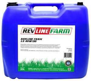 Ulei transmisie REVFARM (20L) 80W90 API GL-5; LIMITED SLIP (LS); MIL L-2105D; ZF TE-ML 05C; ZF TE-ML 12C; ZF TE-ML 16E; ZF TE-ML 21C
