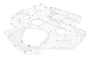 Carcasa distributie URSUS 3822, 3824; AHLMANN AVT1330; BOBCAT 963, 963G; CASE IH 100 C, 90 C; CLAAS 907, 907T, 920, 925, 928, 928 PLUS, 940 GX, 960, 964, 970, 975, C40, C50; FIATALLIS TL645H