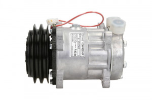 Compresor aer conditionat 12V potrivit CASE IH 70 2WD, 70 4WD, 80 2WD, 80 4WD, 90 2WD, 90 4WD, 95 2WD, 95 4WD; FIAT 140-90 DT, 160-90 DT, 180-90 DT, F 100, F 110, F 115, F 120 (R134a)
