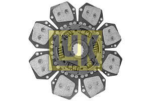 Disc ambreiaj ceramica potrivit CASE IH 105 C, 85 C, 85 C HI-LO, 95 C, 95 C HI-LO, JX100, JX90, 1100 U, 1100 U MAXXIMA, 90, 90 2WD, 90 4WD, 95, 95 2WD, 95 4WD (310mm, numar adaptori: 8)