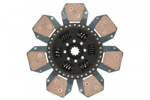 Disc ambreiaj ceramica potrivit CASE IH 1055, 1055 XL, 1056, 1056 XL, 1056 XLA, 856, 856 XL, 856 XL PLUS, 856 XLA, 955, 955 S, 955 XL, 956, 956 XL, 956 XLA (310mm, numar adaptori: 7)