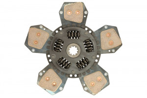 Disc ambreiaj ceramica potrivit CASE IH 523, 553, 554, 564, 624, 644, 654, 724, 724 A, 724 XL, 724 XLA, 734, 734 XL, 734 XLA, 743, 743 XL, 743 XLA, 744, 744 XL (295mm, numar adaptori: 5) - Img 4