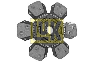 Disc ambreiaj ceramica potrivit DEUTZ FAHR 4.61, 4.68, 4.71, 4.78, 6.08, 6.11, 6.21, 6.28, 6.31, 6.38, DX 4.61, DX 4.71, DX 6.11, DX 6.31 (327mm, numar adaptori: 6) - Img 2