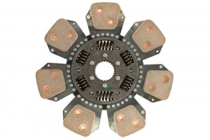 Disc ambreiaj ceramica potrivit LANDINI 115, 115 BLUE, 125, 130, 130 BLUE, 135, 145, 160, 165, 105, 105 TECHNO, 105 TOP, 115 TECHNO, 115 TOP, 120 TECHNO, 120 TOP (350mm, numar adaptori: 7) - Img 4