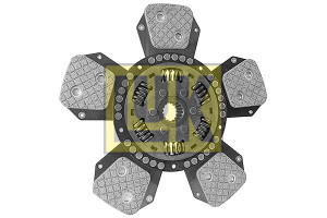 Disc ambreiaj ceramica potrivit LINDNER 100, LS 103; PRONAR 5110, 5115, 5310, 5315 (327mm, numar adaptori: 5) - Img 4