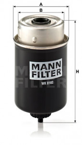 Filtru combustibil (cu separator de apa) JOHN DEERE 5000, 6000, 7000, 9000 4039TL006-6125H 1990-2008 - Img 2