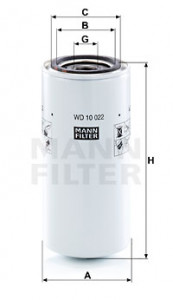 Filtru hidraulic (insurubat) FIATAGRI M; NEW HOLLAND 5000, 6000, 7000, 8000, M, TS 450T/PD/450T/PF/675TA/HD - Img 3