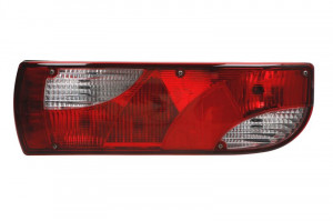 Lampa spate Stanga (P21W/PY21W/R5W, 12/24V, rosu/transparent, cu indicator, lampa anti-ceata, lampa mers inapoi, cu lumini frana, lumini parcare/pozitie)