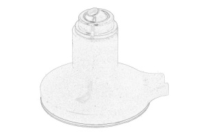 Montaj pinion arbore cu came / angrenaj, camshaft end piece potrivit JCB 8025 ZTS, 8030 ZTS, 8032 ZTS, 8035 ZTS, 8060,8080
