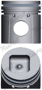 Piston (diametru 100mm, STD), CASE IH 80 C; CLAAS 925 PLUS, 964 PLUS, 965 PLUS, 974 PLUS, 975 PLUS; JCB 520 LE, 520 SLE, 525-50 S; LANDINI 100, 90, 160 NEW, 100 V REX, 90 V REX, 110, 90 F - Img 2