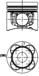 Piston potrivit FENDT 512 VARIO, 513 VARIO, 514 VARIO, 516 VARIO; DEUTZ FAHR 6155, 6165, 6175, 6190, 7210 TTV, 7230 TTV, 7250 TTV, 410 TTV, 420 TTV, 430 TTV, 6120.4 (diametru 101mm, STD) - Img 3