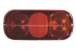 Stop Dreapta/Stanga potrivit JCB 3, 3C, 3CN, 3CS, 3CX, 3CX SITEMASTER, 3CX-2, 3CX-4, 3CXC, 3CXS (portocaliu/rosu, cu indicator, cu lumini frana, lumini parcare/pozitie, reflector)