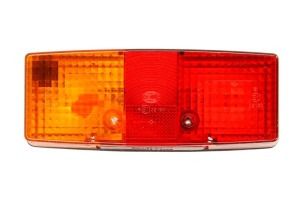 Stop Stanga potrivit FENDT 102 FARMER, 102 S FARMER, 103 S FARMER, 103 SA FARMER (P21W/R10W, 12/24V, galben/rosu, cu indicator, cu lumini frana, lumini parcare/pozitie, reflector)