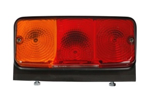 Stop Stanga potrivit LANDINI 7860 HC, 8860, 8860 HC, 8880, 8880 HC, 9060, 9080 HC, 9880 (C5W/P21W, 12/24V, portocaliu/rosu, cu indicator, cu lumini frana, lumini parcare/pozitie)