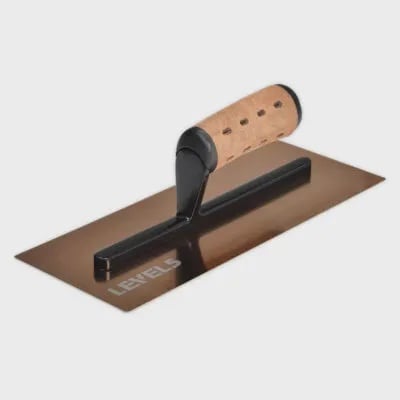 Gletiera inox, 30 cm, maner acoperit cu piele FLEX 0.7 Level 5
