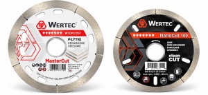 Pachet discuri diamantate WERTEC MasterCut 125 mm + NanoCut 100 mm