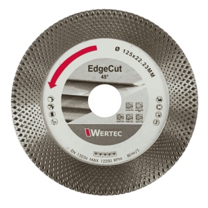 PACHET PROMOTIONAL DISC DIAMANTAT EDGE CUT 125MM,TAIERE IN 45 +DISC DIAMANTAT KING GRES 125MM-WERETEC - Img 3