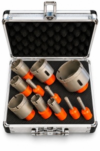 SET 11 CAROTE DIAMANTATE WERTEC+CADOU Ventuza dubla - Img 2