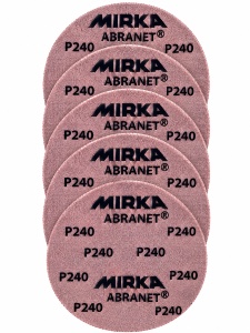 Set 5 discuri abrazive Abranet Ø 150 mm Grip P240-MIRKA