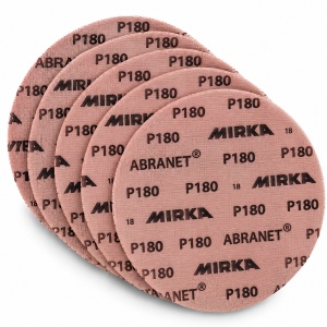 Set 5 discuri abrazive ABRANET Ø 225 mm Grip P180
