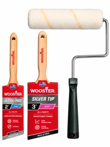 Set profesional pentru vopsit WOOSTER – Trafalet + 2 pensule premium