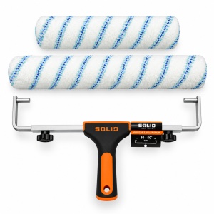 Set profesional trafalet AXUS Pro-Finish 30,5 cm și 38 cm + Cadru metalic reglabil SOLID Tools