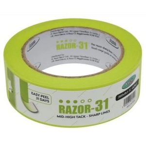 Banda de mascare ,RAZOR 31 PENTRU LINII FINE ,REZISTENTA UV,36MMX40M,AXUS