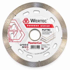 DISC DIAMANTAT 125MMX1.2X22.23MM ,MASTERCUT-WERTEC