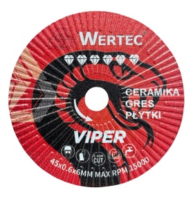 DISC DIAMANTAT 45X0.2X0.6MM VIPER -WERTEC - Img 2