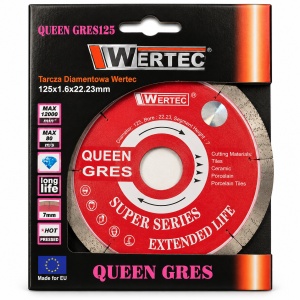 PACHET PROMOTIONAL DISC DIAMANTAT RAZOR CUT 125MM+DISC DIAMANTAT QUEEN GRESS 125MM-WERTEC - Img 4