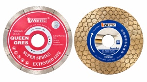 Set 2 discuri diamantate WERTEC Queen Gres + SuperCut 125 mm